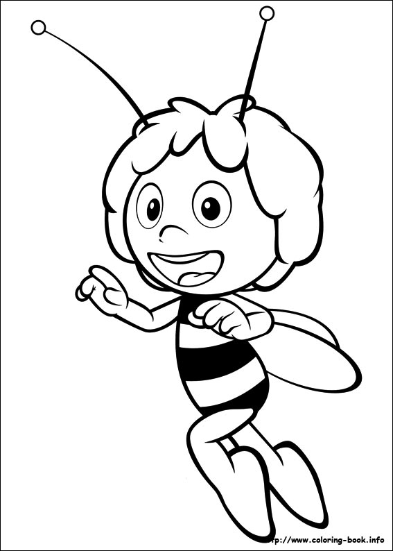 Maya the Bee coloring picture